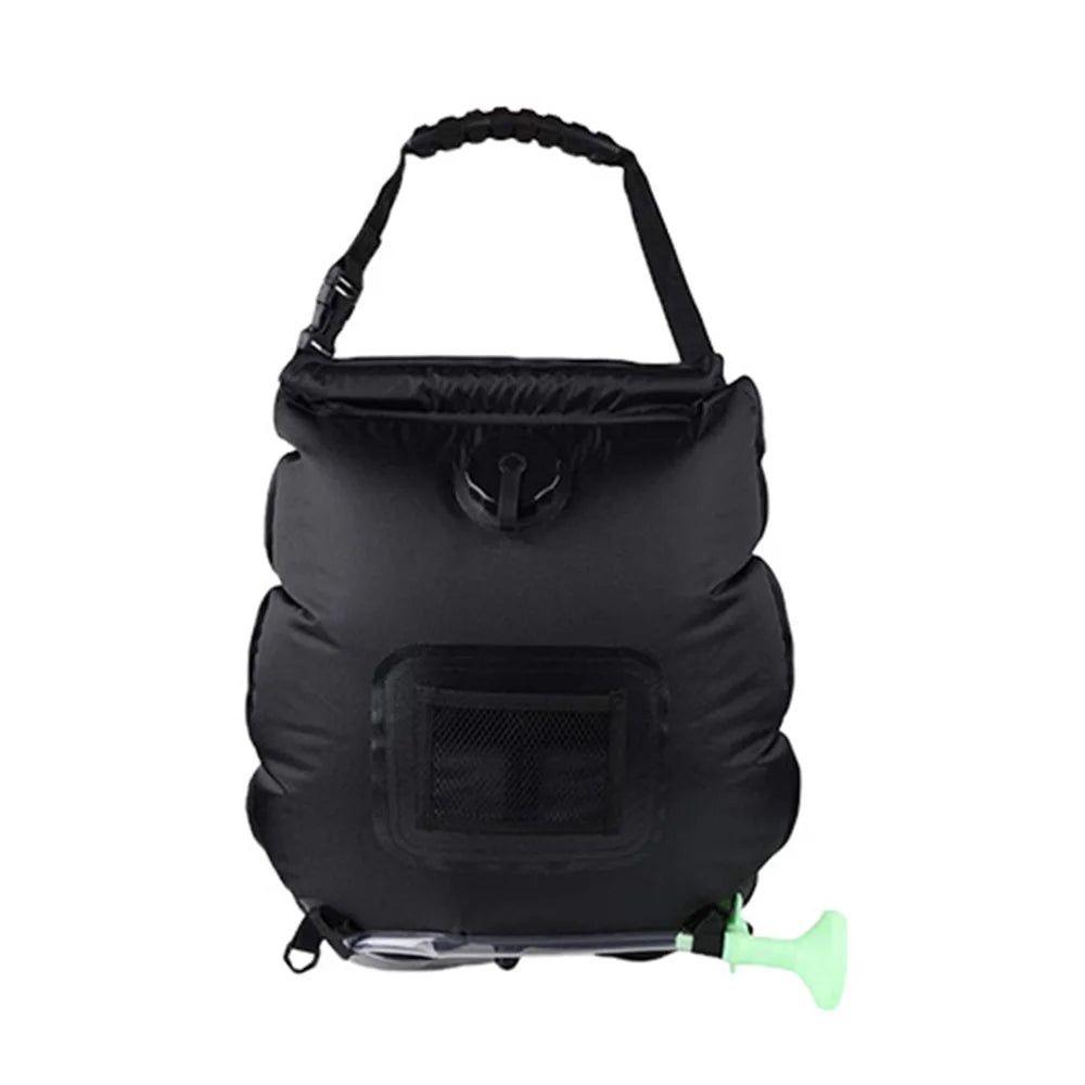 20L Water Bag Outdoor Camping Hiking Solar Shower Bag Heating Camping Shower Climbing Water Bag Hose Switchable Shower Head - Steam Soothe