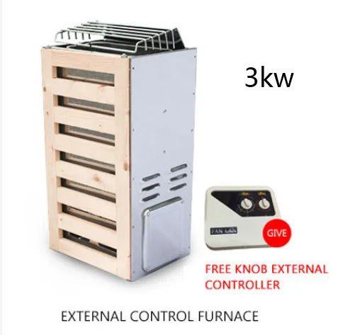 3.6kw Sauna Heater Sauna Steam Generator Home Use Heating Furnace Spa Room Dry steaming Equipment with External sauna control - Steam Soothe