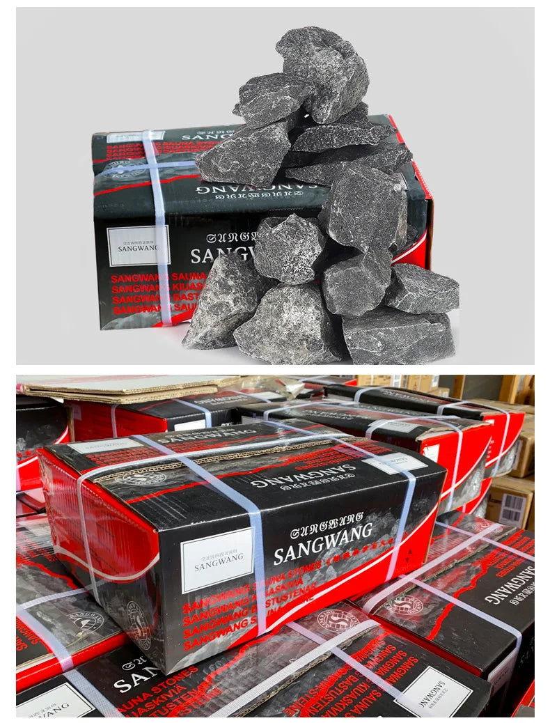 Sauna Stone For Sauna Room Accessories 16kgs/Carton High-quality Sauna Special Stone - Steam Soothe