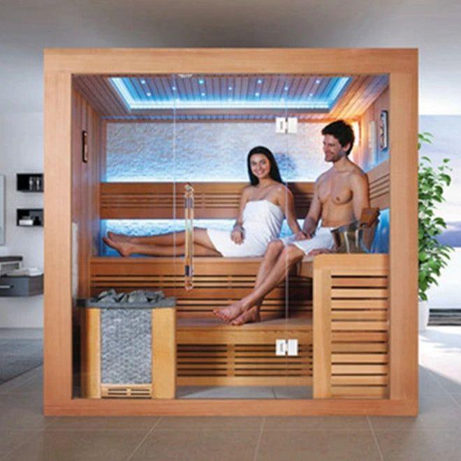 Dry Steam Sauna - Indoor Stove Heater for Cozy Wellness - Steam Soothe