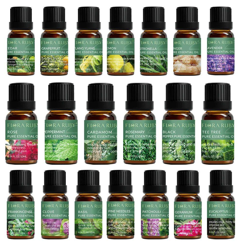 Essential Oil for Diffuser - 100% Natural Oils Set for Aromatherapy - Steam Soothe