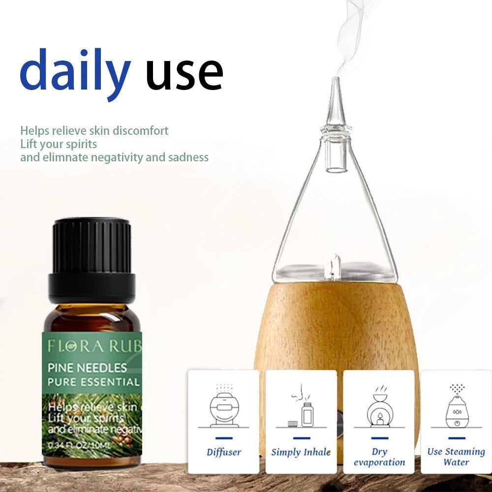 Essential Oil for Diffuser - 100% Natural Oils Set for Aromatherapy - Steam Soothe