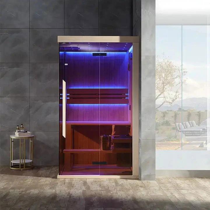 Infrared Sauna House Personal Wood Steam Sauna Portable Sauna Room - Steam Soothe