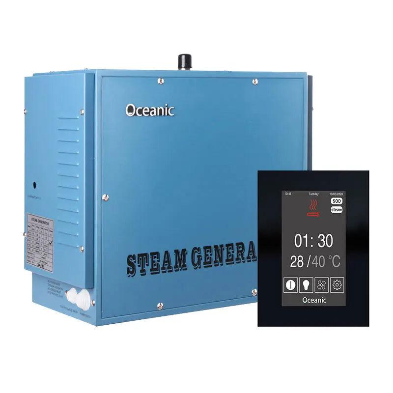 Oceanic 9kw Steam Bath Generator Sauna touch screen controller - Steam Soothe