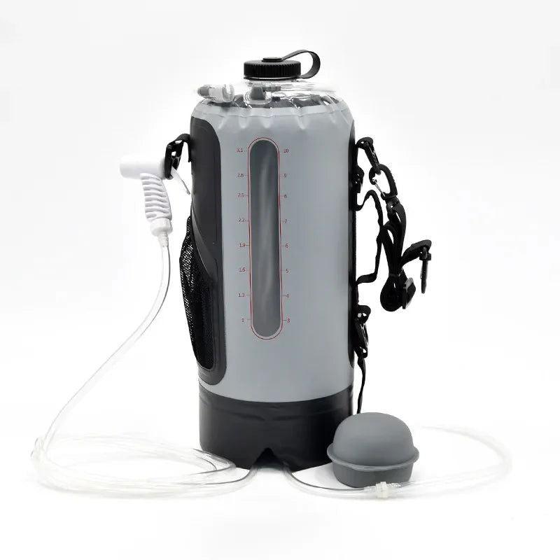 Outdoor Large Capacity Portable Camping Shower Bag Solar Shower bag Sports Climbing Bath Watertight Bag 12L Water Storage Pocket - Steam Soothe