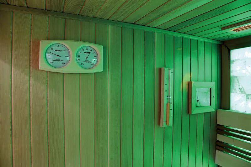 2 Meter New style sauna room three sides fiberglass traditional style dry sauna cedar wooden house M-6036 - Steam Soothe 