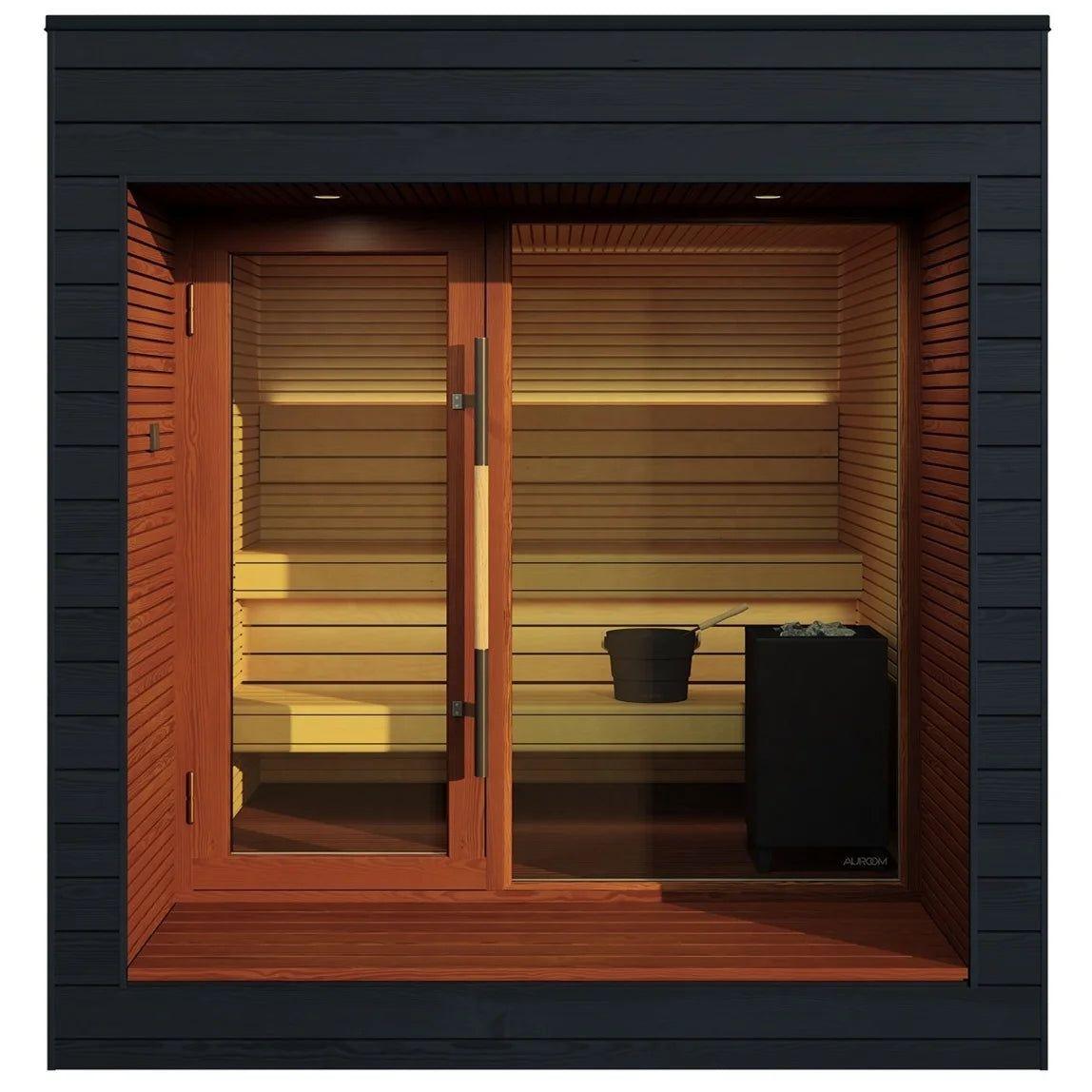 Customization High End Modern Design Wood Outdoor Sauna - Steam Soothe 
