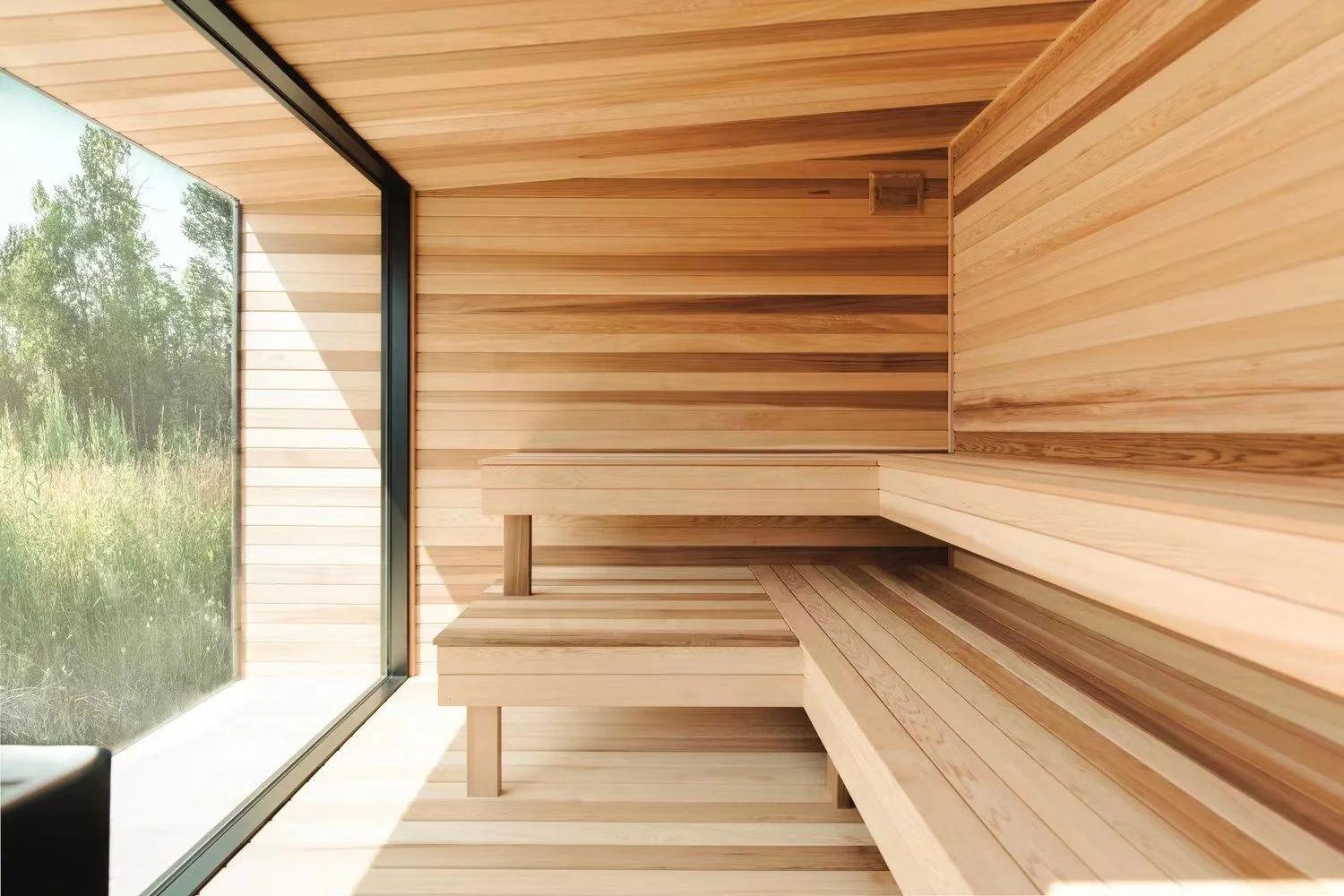 Customization High End Modern Design Wood Outdoor Sauna - Steam Soothe 