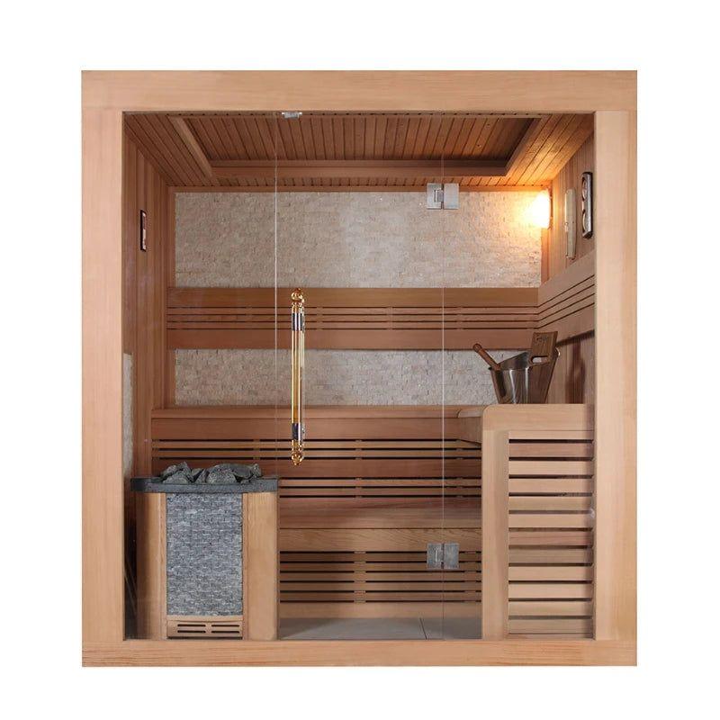 Dry Steam Sauna - Indoor Stove Heater for Cozy Wellness - Steam Soothe 