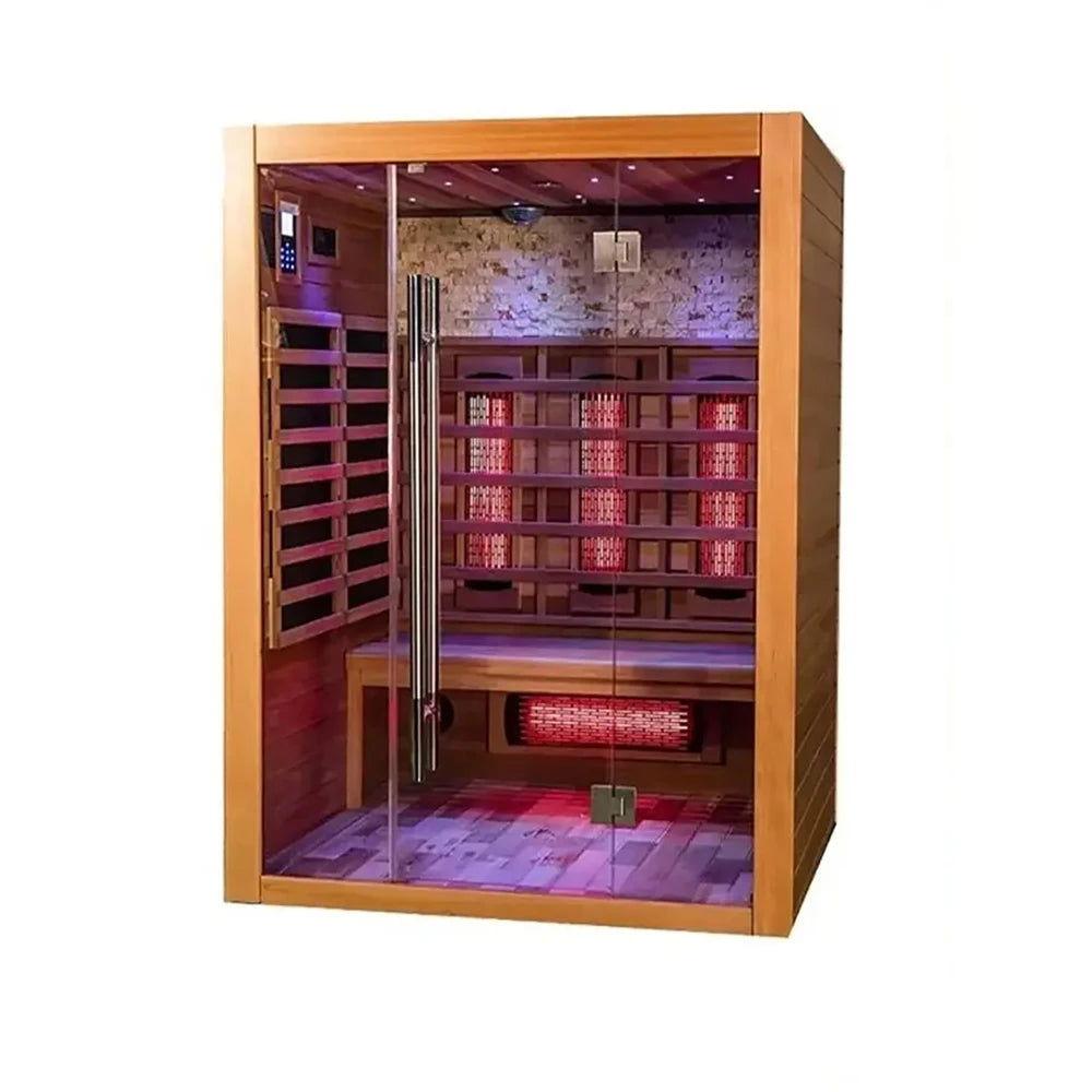 Halo Therapy Far Infrared Sauna Cabin Himalayan Salt Oxygen Ionizer Infrared Sauna - Steam Soothe 