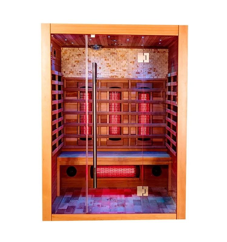 Halo Therapy Far Infrared Sauna Cabin Himalayan Salt Oxygen Ionizer Infrared Sauna - Steam Soothe 