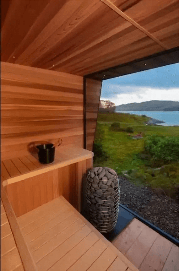 High end luxury customized Canadian hemlock outdoor traditional steam sauna wooden room - Steam Soothe 