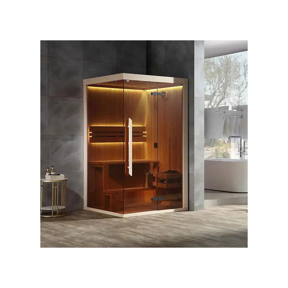 Infrared Sauna House Personal Wood Steam Sauna Portable Sauna Room - Steam Soothe 